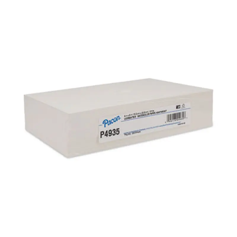 UCreate Watercolor Paper, 90 lb Text Weight, 6 x 9, 200/Pack - Art & Design Paper | Pacon