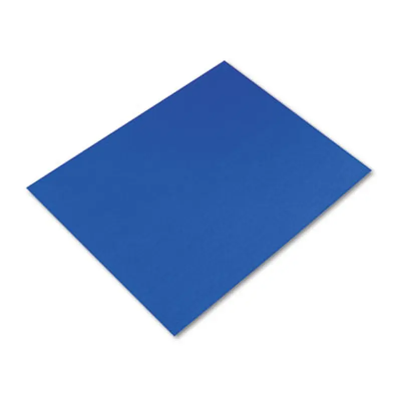 Four-Ply Railroad Board, 22 x 28, Dark Blue, 25/Carton - Art Boards & Construction Paper | Pacon