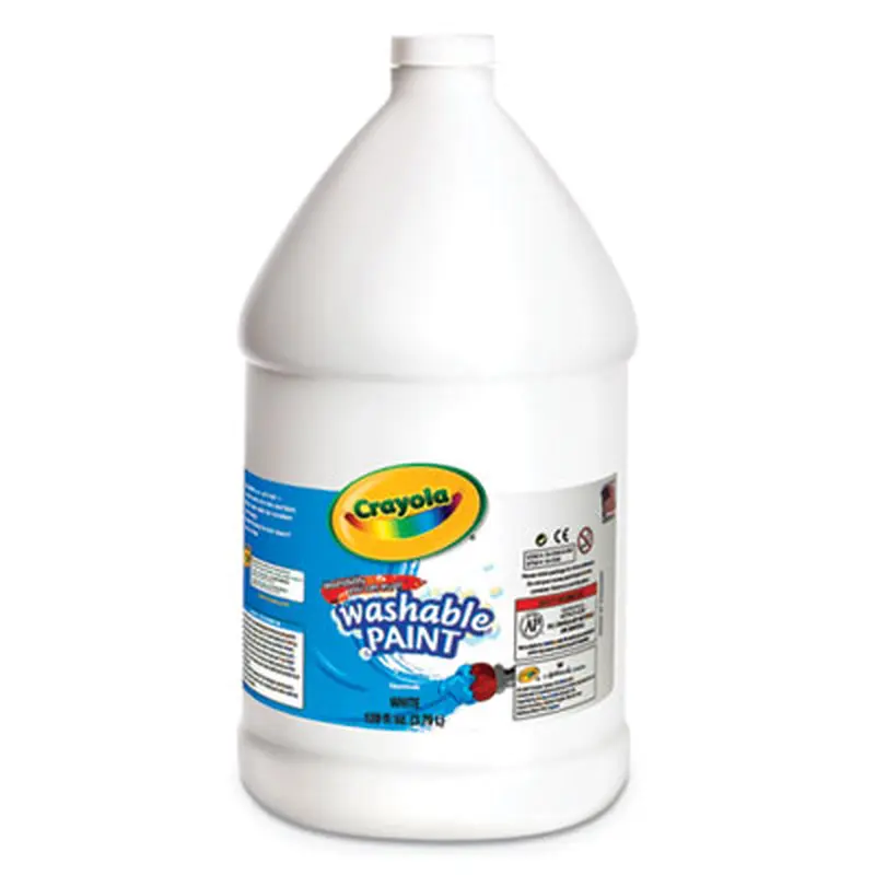 Washable Paint, White, 1 gal Bottle - Paint | Crayola