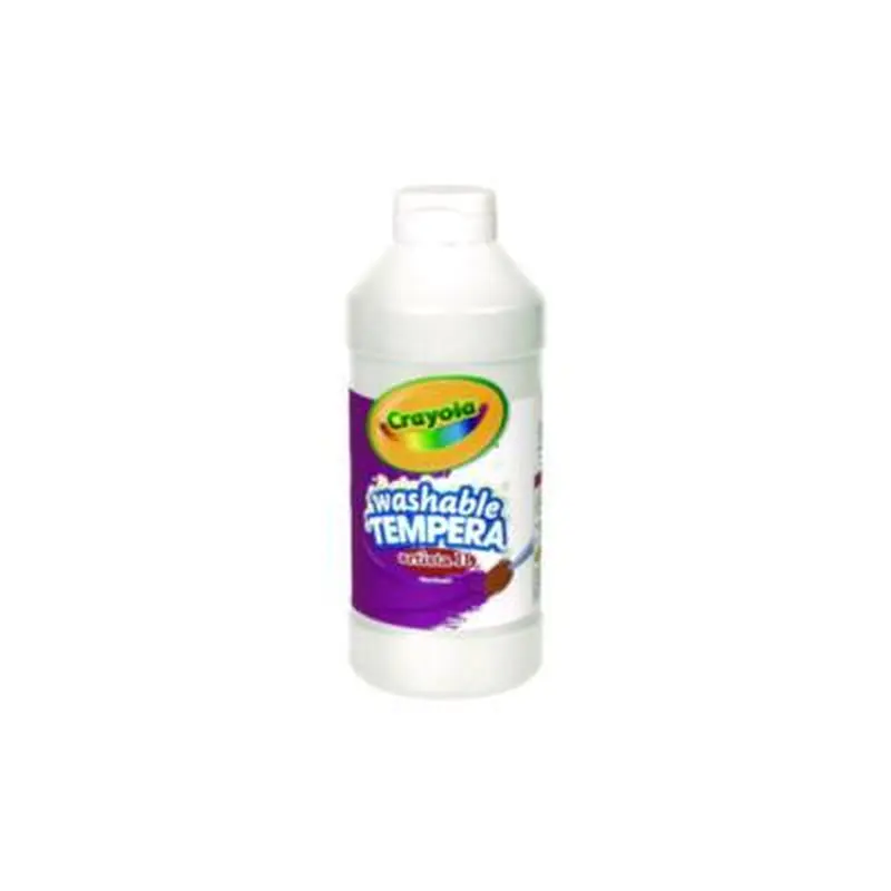 Artista II Washable Tempera Paint, White, 32 oz Bottle - Paint | Crayola