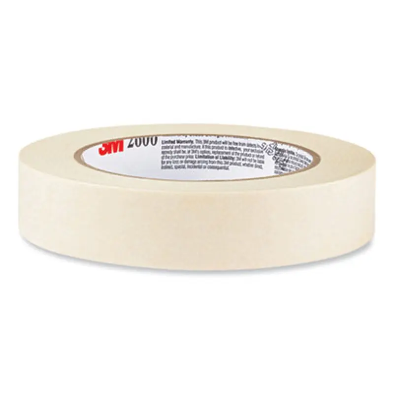 Economy Masking Tape, 3" Core, 0.7" x 60.1 yds, Tan - Tape | Highland