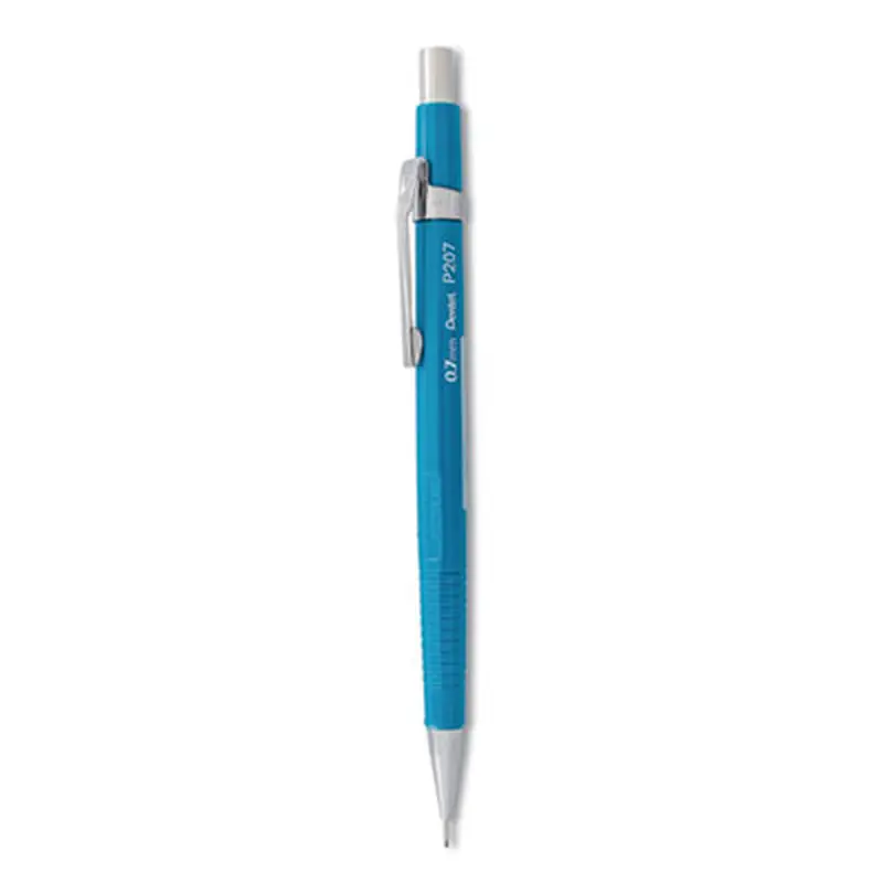Sharp Mechanical Pencil, 0.7 mm, HB (#2), Black Lead, Blue Barrel - Pencils | Pentel