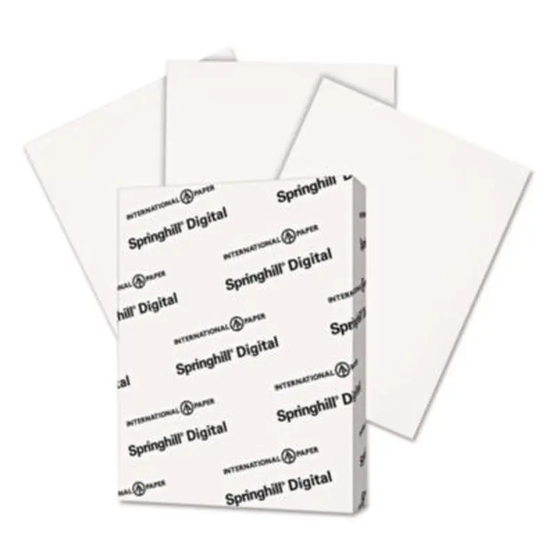 Digital Index White Card Stock, 92 Bright, 90 lb Index Weight, 8.5 x 11, White, 250/Pack - Art & Design Paper | Springhill