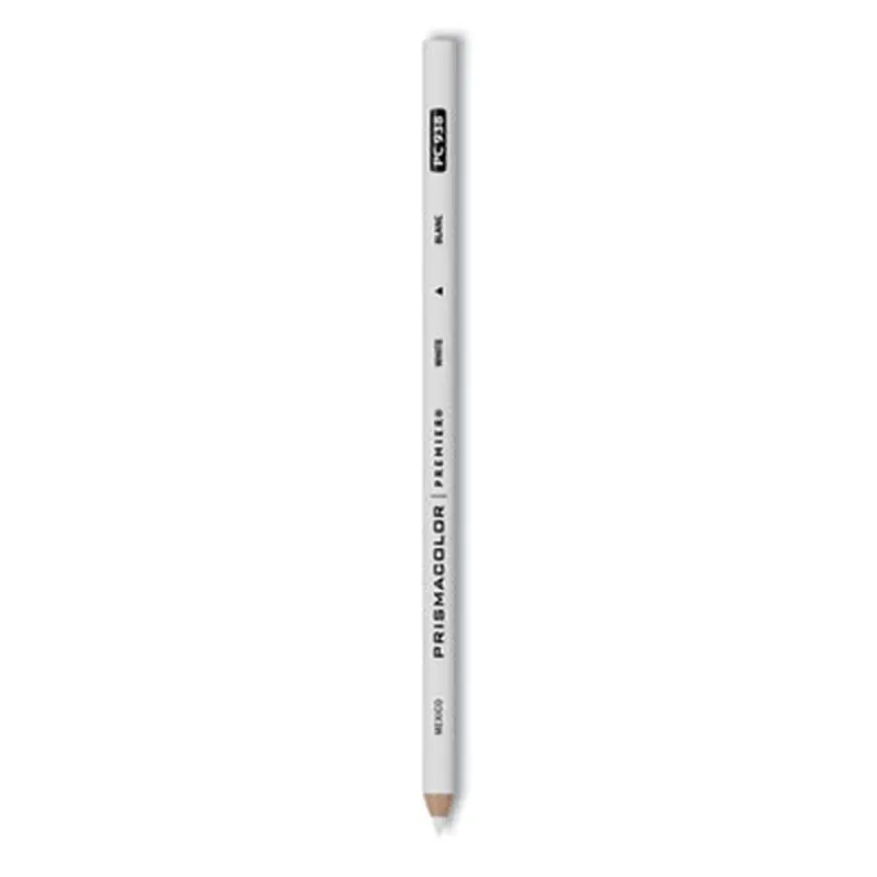 Premier Colored Pencil, 3 mm, 2B, White Lead, White Barrel, Dozen - Pencils | Prismacolor