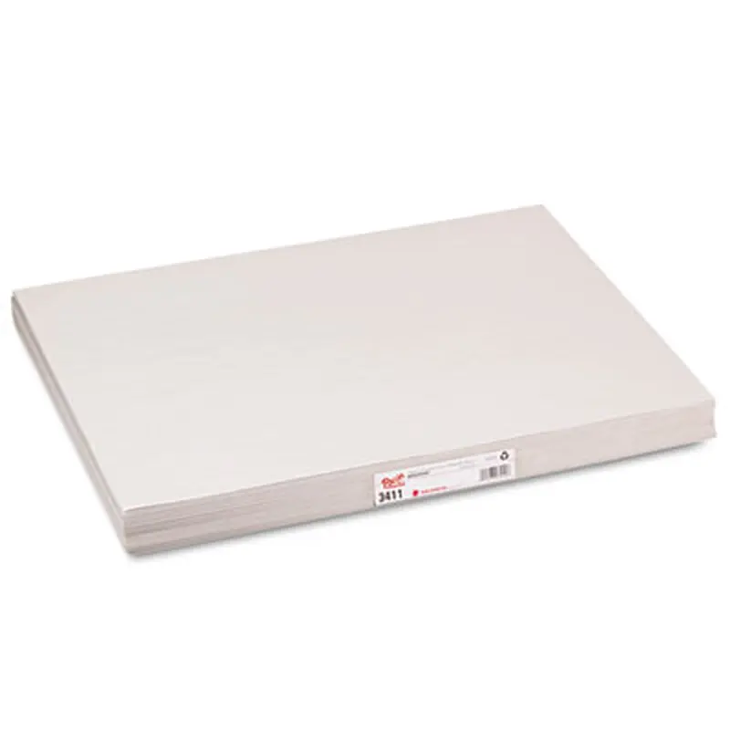 White Newsprint, 30 lb Newsprint Weight, 18 x 24, White, 500/Pack - Art & Design Paper | Pacon