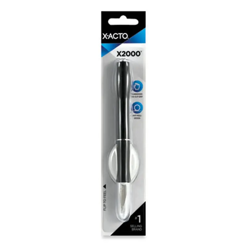 X2000 No-Roll Rubber Barrel Knife with #11 Replaceable Blade and Safety Cap - Hobby Knives | X-ACTO