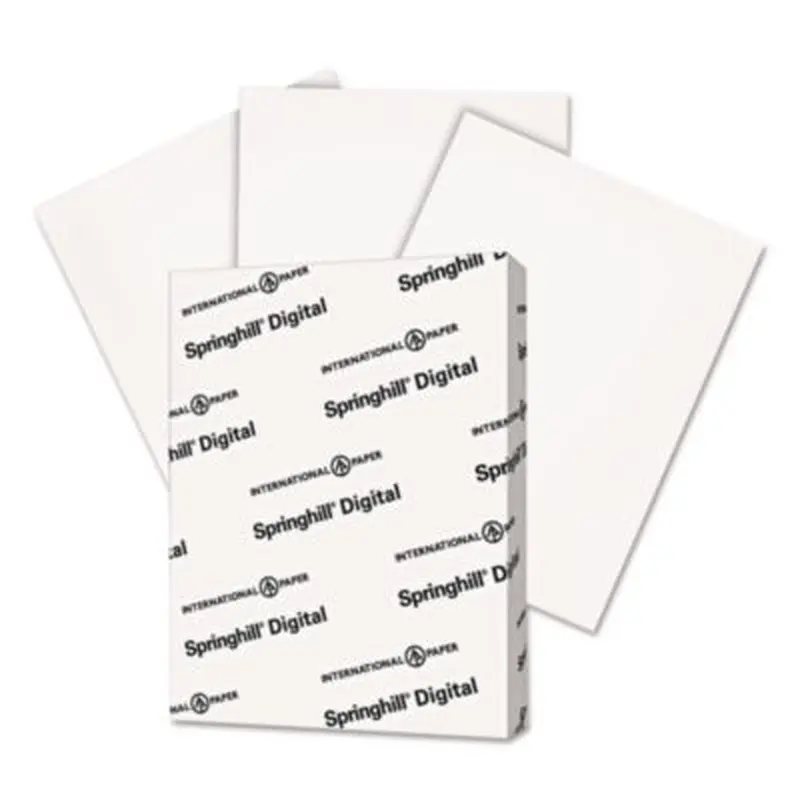 Digital Index White Card Stock, 92 Bright, 110 lb Index Weight, 8.5 x 11, White, 250/Pack - Art & Design Paper | Springhill