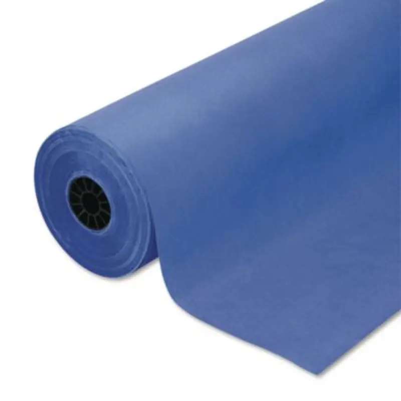 Rainbow Duo-Finish Colored Kraft Paper, 35 lb Wrapping Weight, 36" x 1,000 ft, Royal Blue - Art & Design Paper | Pacon