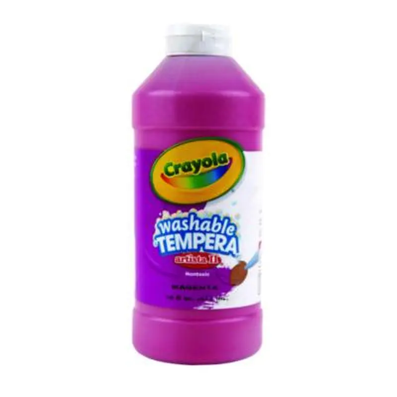 Artista II Washable Tempera Paint, Magenta, 16 oz Bottle - Paint | Crayola