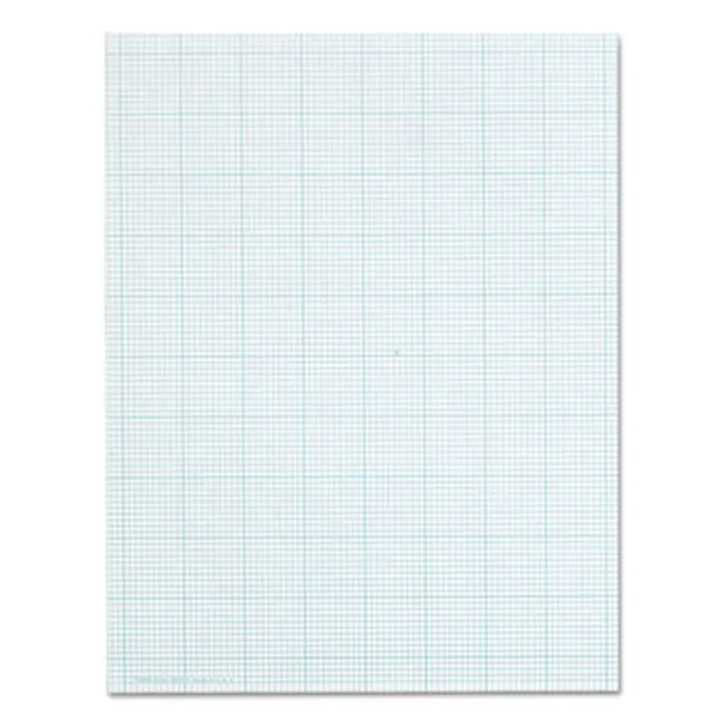 Cross Section Pads, Cross-Section Quadrille Rule (10 sq/in, 1 sq/in), 50 White 8.5 x 11 Sheets - Lab & Design Pads | TOPS