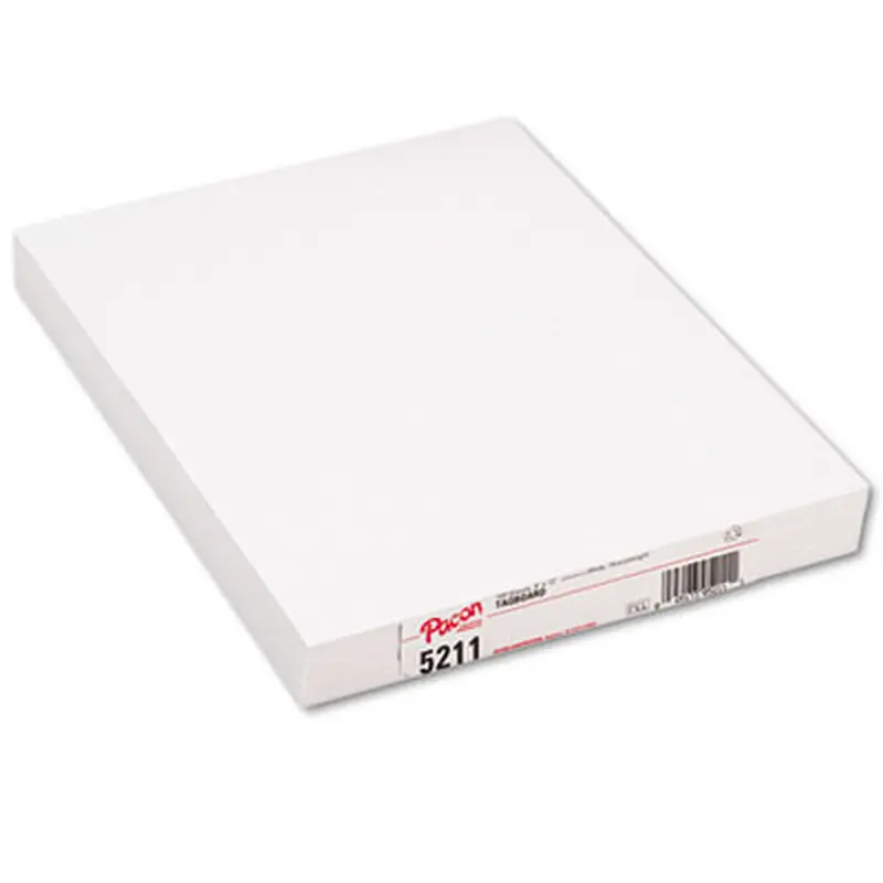 Heavyweight Tagboard, 12 x 9, White, 100/Pack - Art Boards & Construction Paper | Pacon
