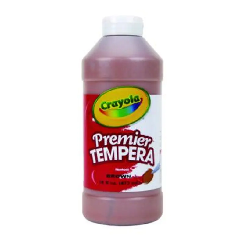 Premier Tempera Paint, Brown, 16 oz Bottle - Paint | Crayola