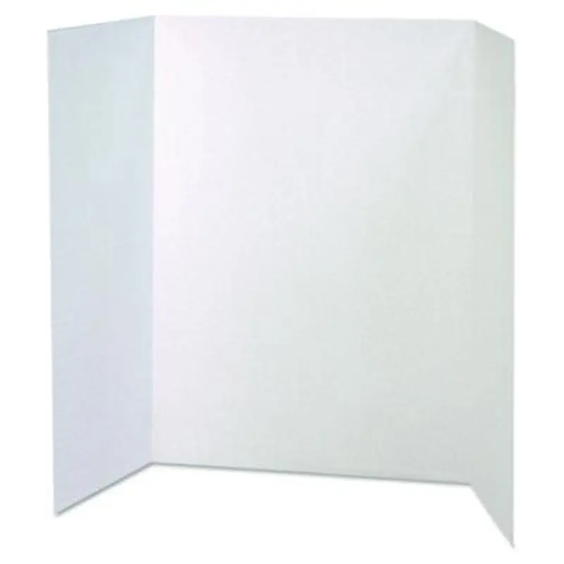 Spotlight Corrugated Presentation Display Boards, 48 x 36, White, 4/Carton - Art Boards & Construction Paper | Pacon