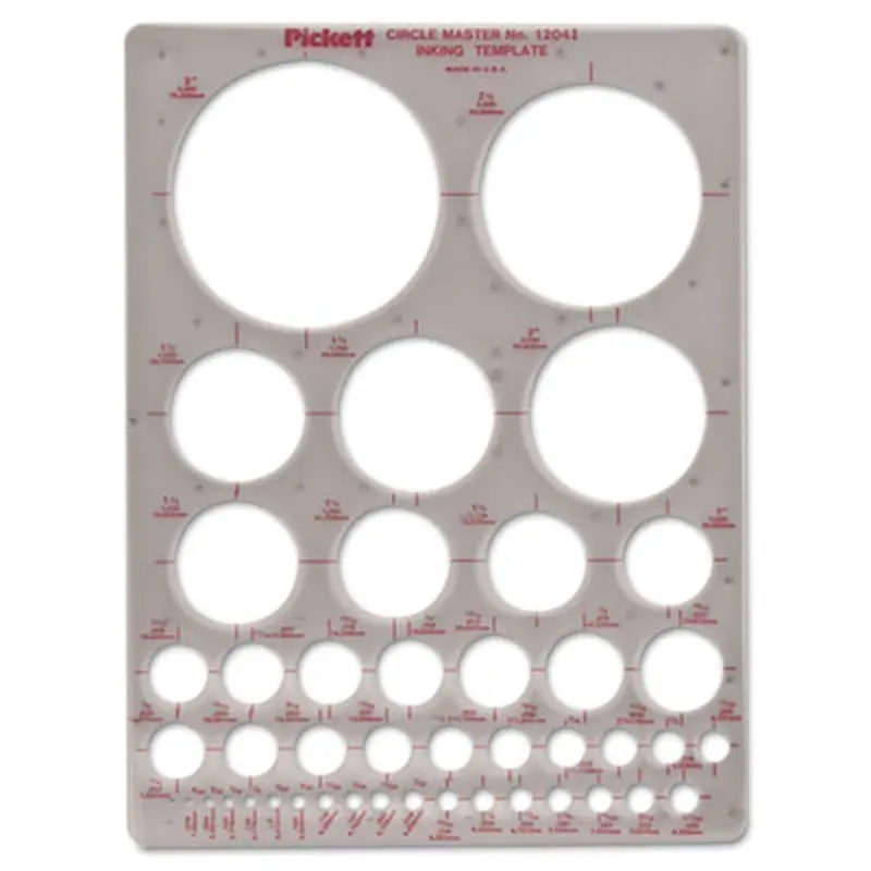 Templates, Circles, 7 x 10, Smoke - Stencils & Templates | Chartpak