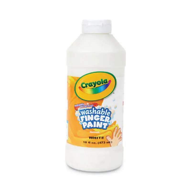 Washable Fingerpaint, White, 16 oz Bottle - Paint | Crayola