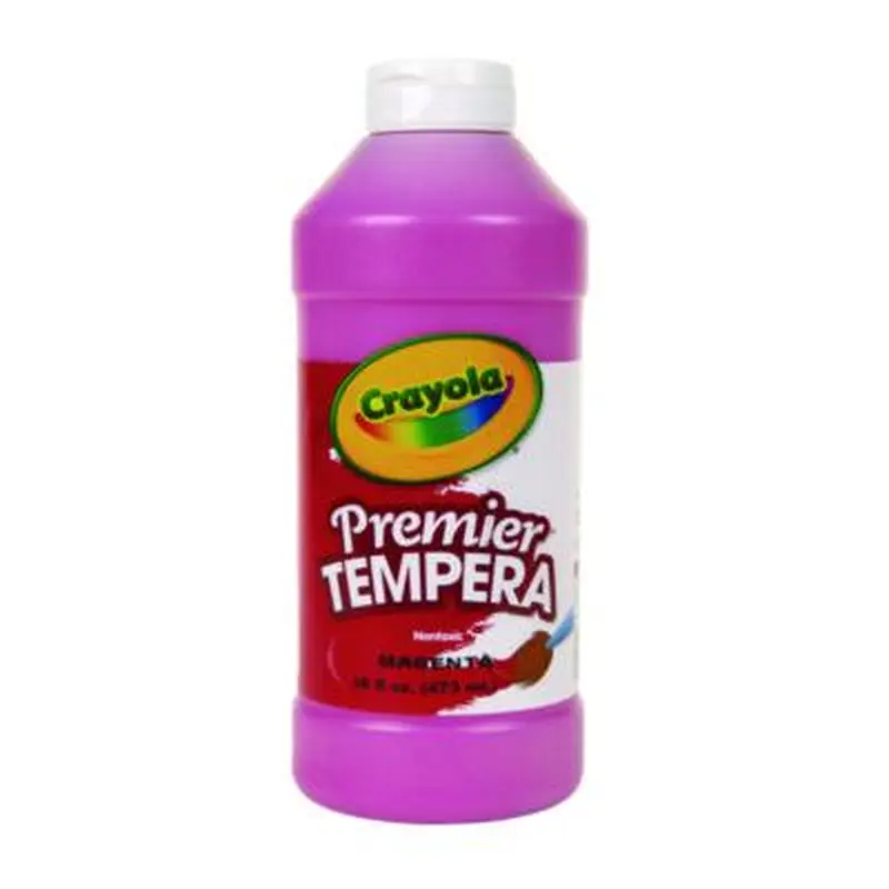 Premier Tempera Paint, Magenta, 16 oz Bottle - Paint | Crayola