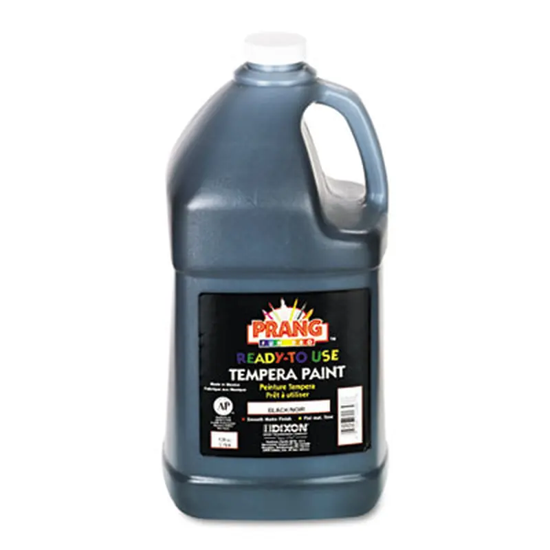 Ready-to-Use Tempera Paint, Black, 1 gal Bottle - Paint | Prang