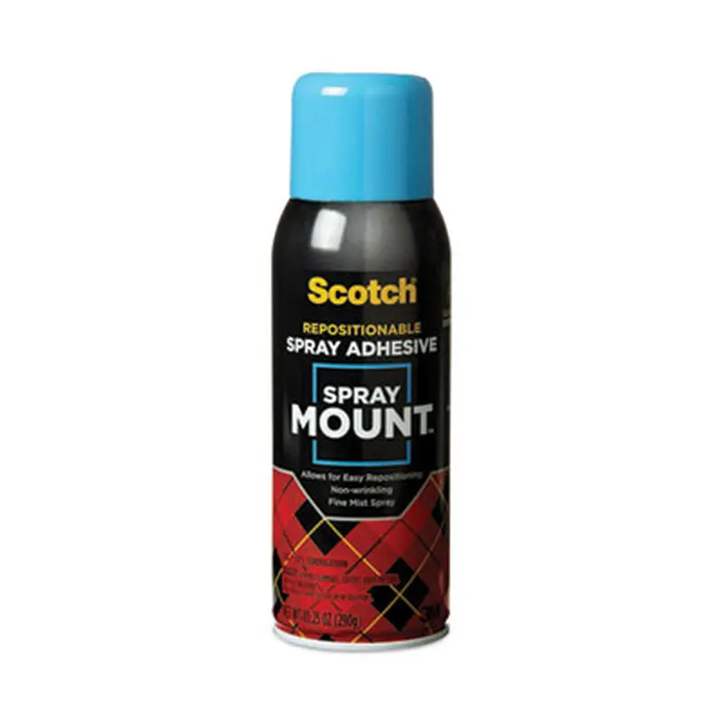 Spray Mount Repositionable Adhesive, 10.25 oz, Dries Clear - Glue | Scotch