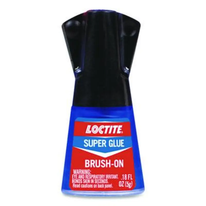 Super Glue Brush On, 0.17 oz, Dries Clear - Glue | Loctite
