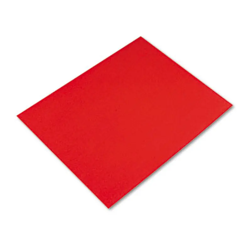 Four-Ply Railroad Board, 22 x 28, Red, 25/Carton - Art Boards & Construction Paper | Pacon