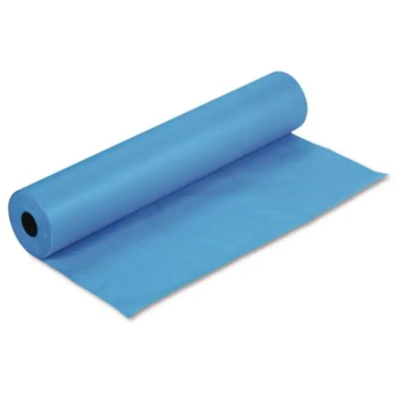 Rainbow Duo-Finish Colored Kraft Paper, 35 lb Wrapping Weight, 36" x 1,000 ft, Brite Blue - Art & Design Paper | Pacon