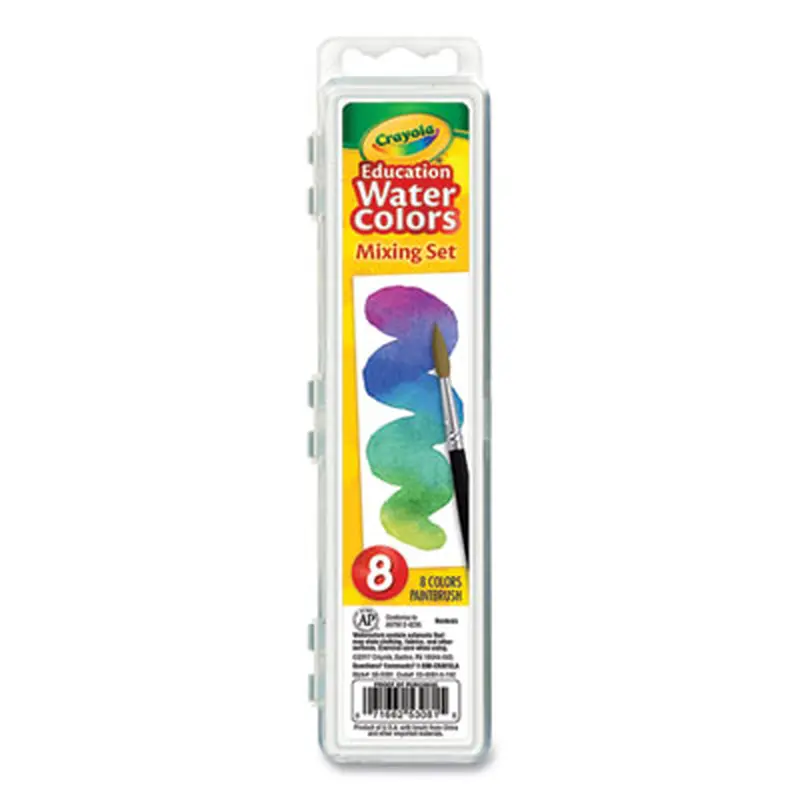 Watercolor Mixing Set, 7 Assorted Colors, Palette Tray - Paint | Crayola