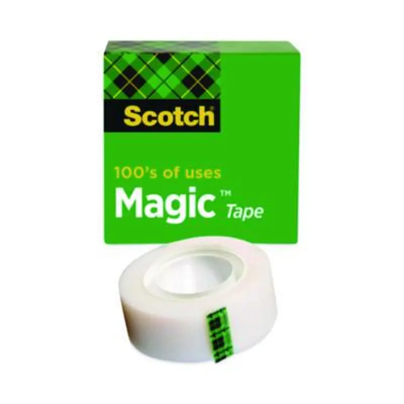 Magic Tape Refill, 1" Core, 0.75" x 36 yds, Clear, 12/Pack - Tape | Scotch