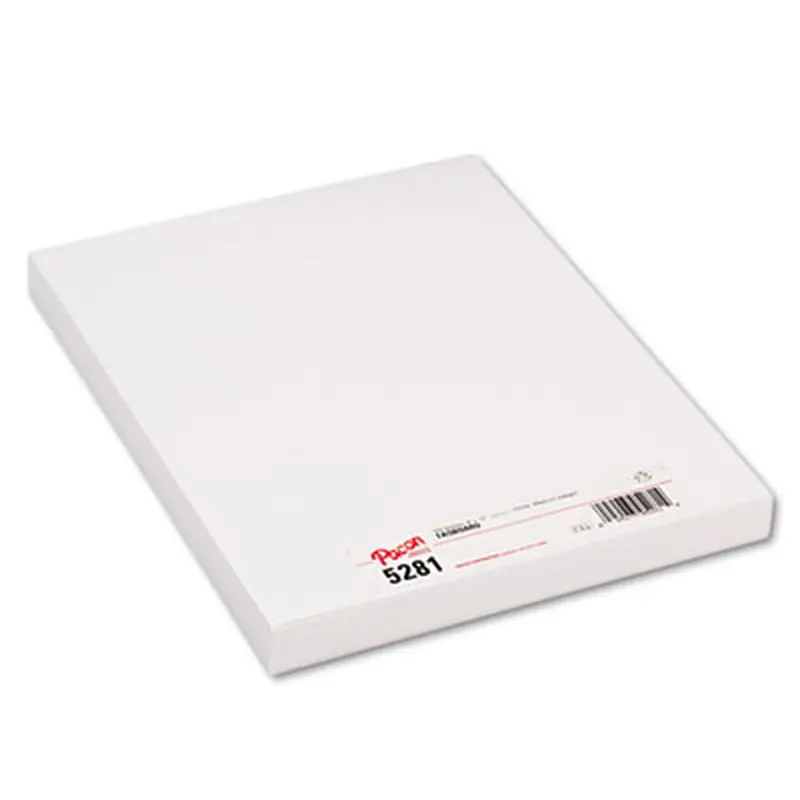 Medium Weight Tagboard, 12 x 9, White, 100/Pack - Art Boards & Construction Paper | Pacon