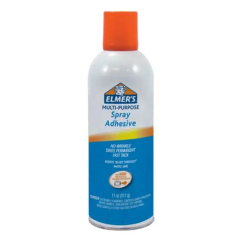 Multi-Purpose Spray Adhesive, 11 oz, Dries Clear, 6/Carton - Glue | Elmer's