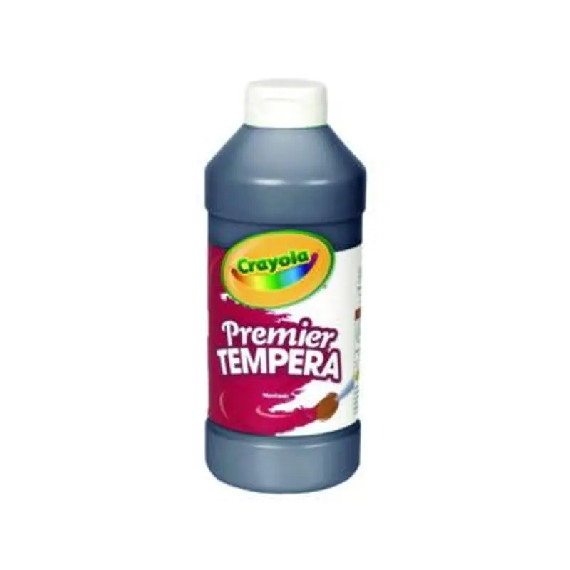 Premier Tempera Paint, Black, 16 oz Bottle - Paint | Crayola