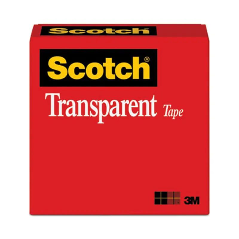 Transparent Tape, 3" Core, 0.75" x 72 yds, Transparent - Tape | Scotch