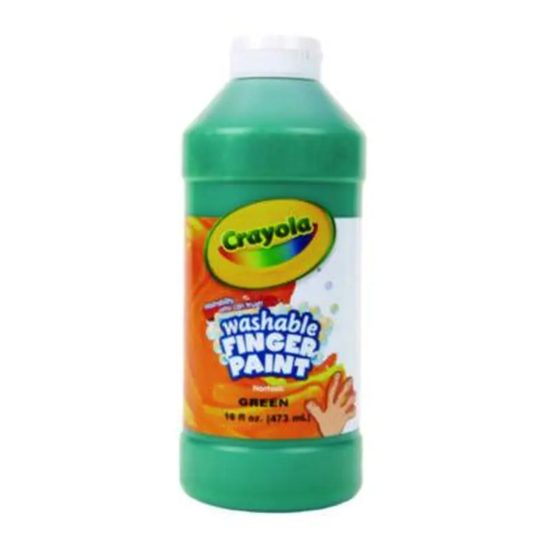 Washable Fingerpaint, Green, 16 oz Bottle - Paint | Crayola
