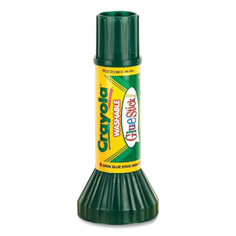 Washable Glue Stick, 0.88 oz, Dries Clear, 12/Pack - Glue | Crayola