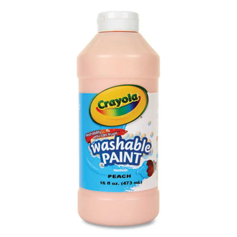Washable Paint, Peach, 16 oz Bottle - Paint | Crayola