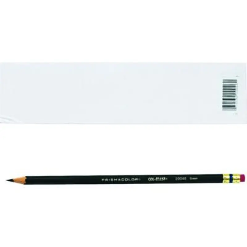 Col-Erase Pencil with Eraser, 0.7 mm, 2B (#1), Green Lead, Green Barrel, Dozen - Pencils | Prismacolor