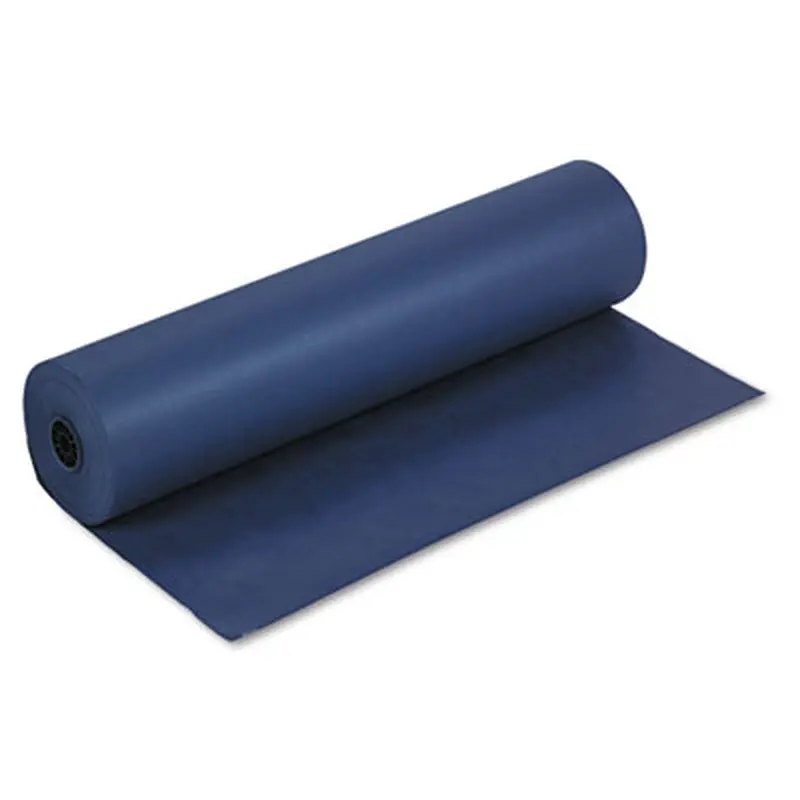 Spectra ArtKraft Duo-Finish Paper, 48 lb Text Weight, 36" x 1,000 ft, Dark Blue - Art & Design Paper | Pacon