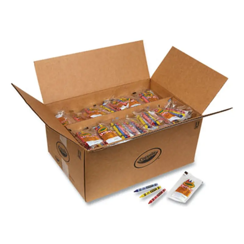Washable Crayons, Regular Size, 3 Assorted Colors, 3/Pack, 360 Packs/Carton - Crayons | Crayola