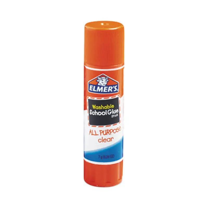 Washable School Glue Sticks, 0.21 oz, Applies and Dries Clear, 8/Pack - Glue | Elmer's