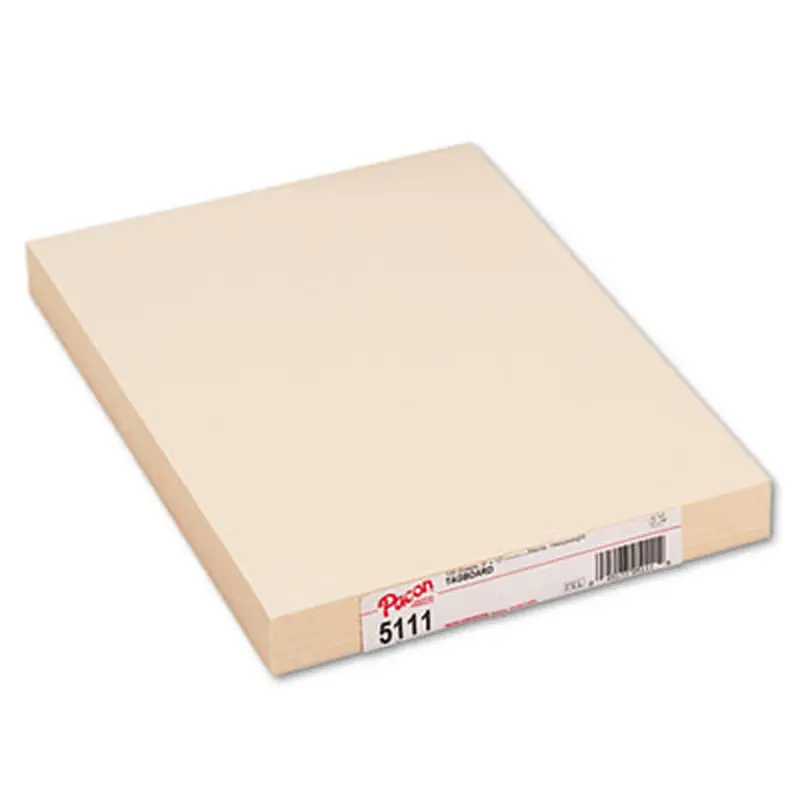 Heavyweight Tagboard, 12 x 9, Manila, 100/Pack - Art Boards & Construction Paper | Pacon
