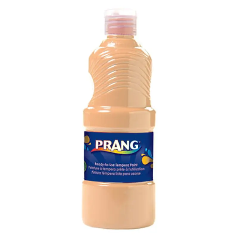 Ready-to-Use Tempera Paint, Peach, 16 oz Dispenser-Cap Bottle - Paint | Prang