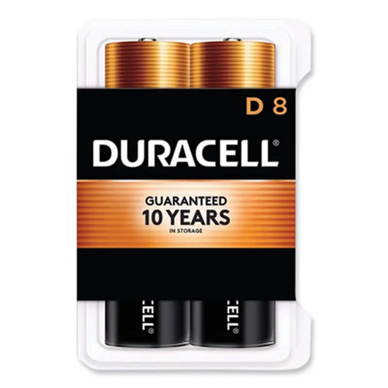 CopperTop Alkaline D Batteries, Clamshell Pack, 8/Pack - Batteries | Duracell