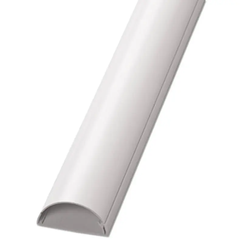 Decorative Desk Cord Cover, 60" x 2" x 1" Cover, White - Cable Management | D-Line