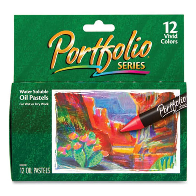 Portfolio Series Oil Pastels, 12 Assorted Colors, 12/Pack - Oil Pastels | Crayola