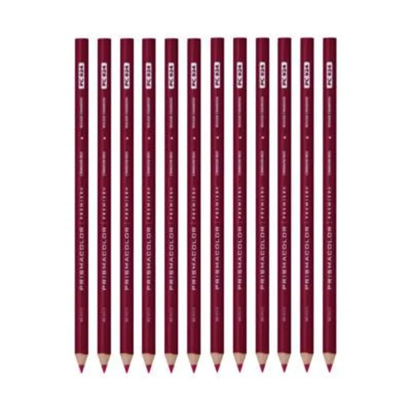Premier Colored Pencil, Crimson Red Lead, Crimson Red Barrel, 12/Pack - Pencils | Prismacolor