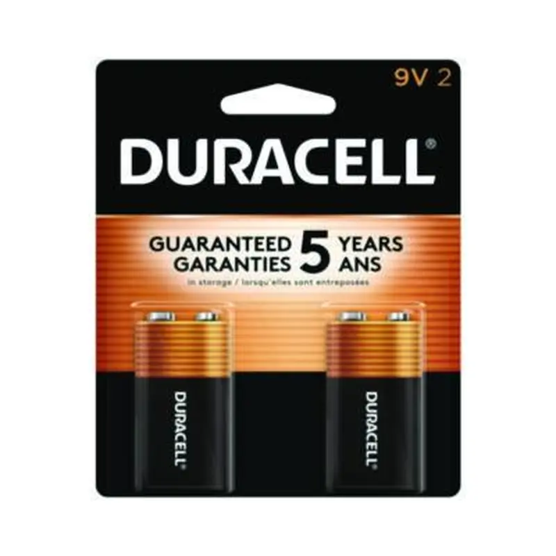 CopperTop Alkaline 9V Batteries, 2/Pack - Batteries | Duracell