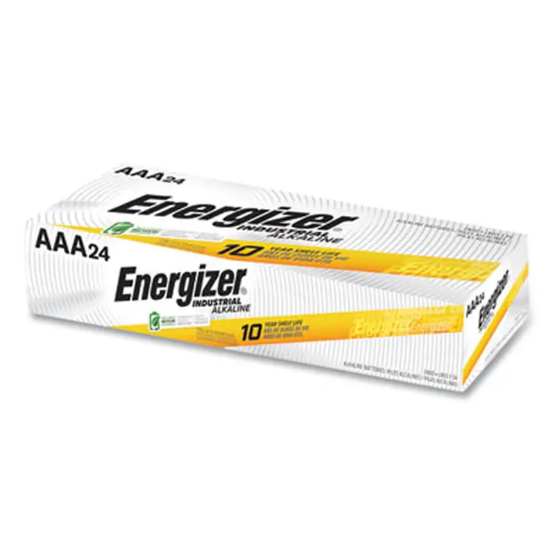 Industrial Alkaline AAA Batteries, 1.5 V, 24/Box - Batteries | Energizer