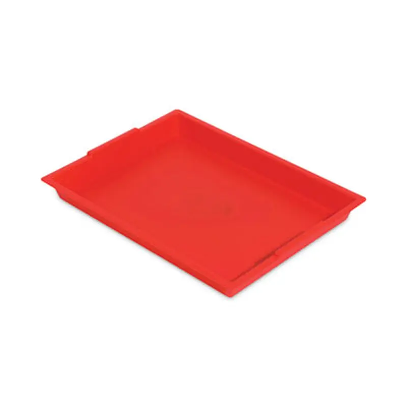 Little Artist Antimicrobial Finger Paint Tray, 16 x 1.8 x 12, Red - Paint Supplies | deflecto