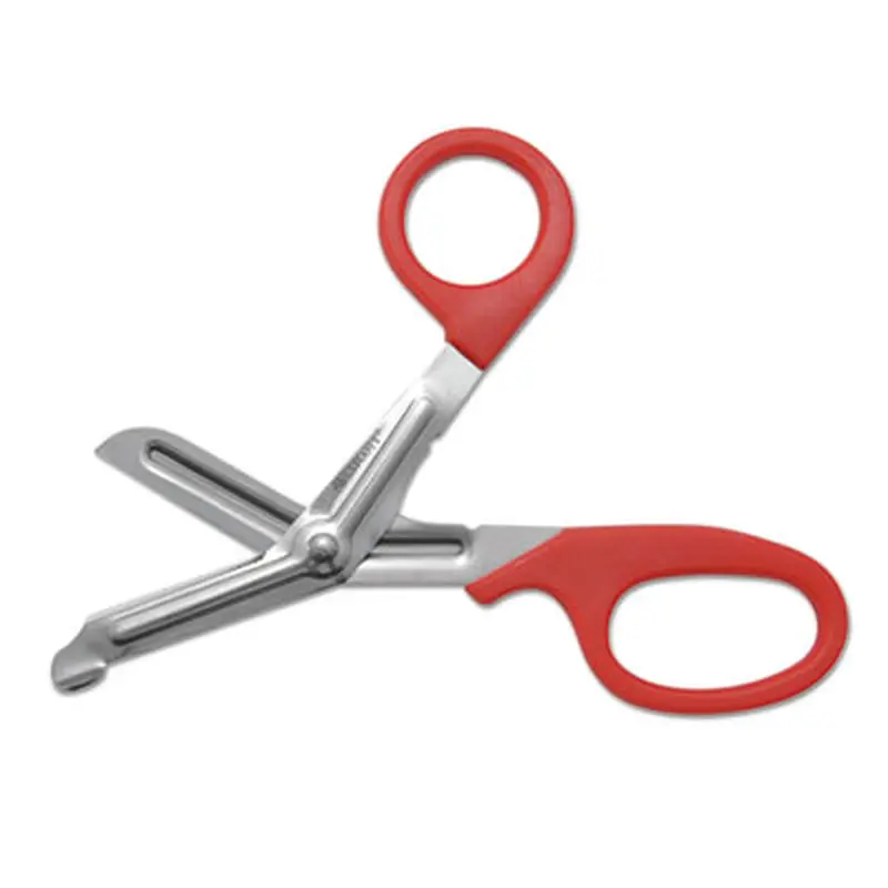Stainless Steel Office Snips, 7" Long, 1.75" Cut Length, Crane-Style Red Handle - Scissors | Westcott
