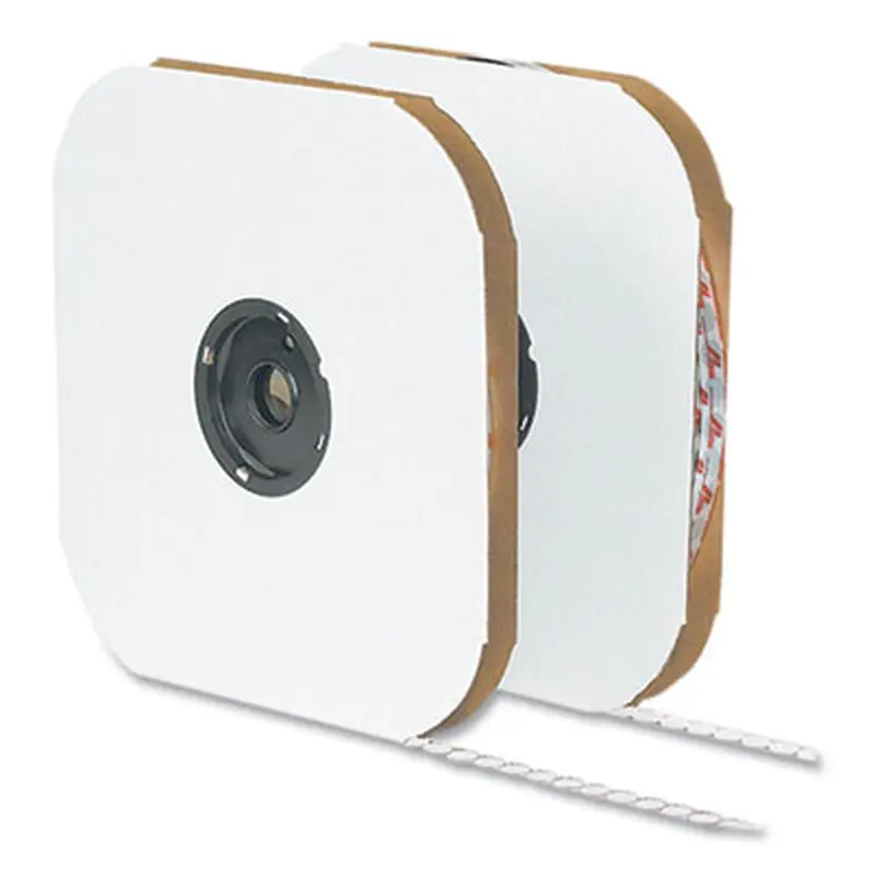 Sticky-Back Fasteners, Loop Side, 0.63" dia, White, 1,200/Pack - Hook & Loop Fasteners | VELCRO Brand