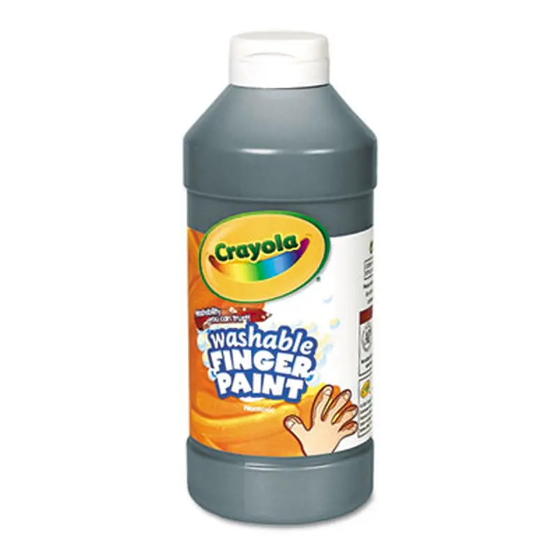 Washable Fingerpaint, Black, 16 oz Bottle - Paint | Crayola